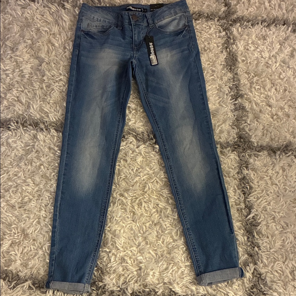Dollhouse Ankle-Length Blue Jeans